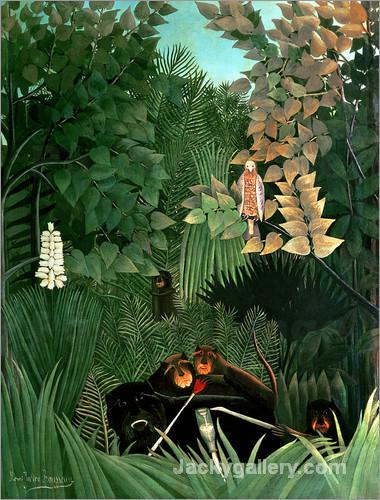 The Monkeys by Henri Rousseau paintings reproduction